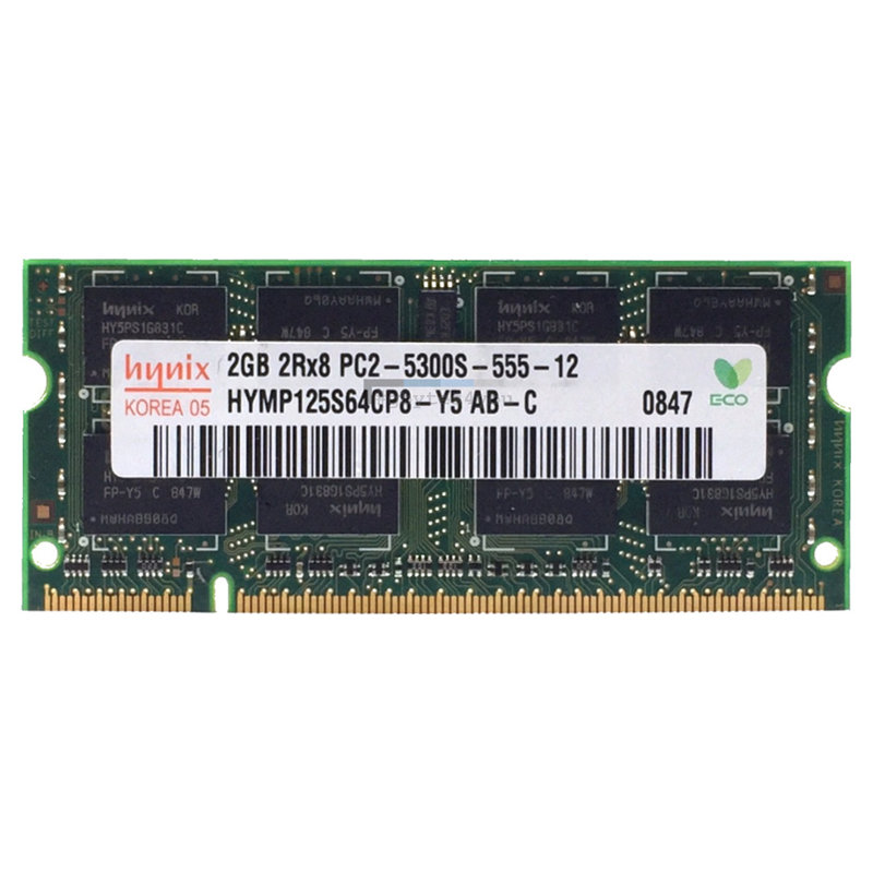 Hynix 2GB RAM SO DIMM DDR2 PC2  5300S 200Pin 667Mhz