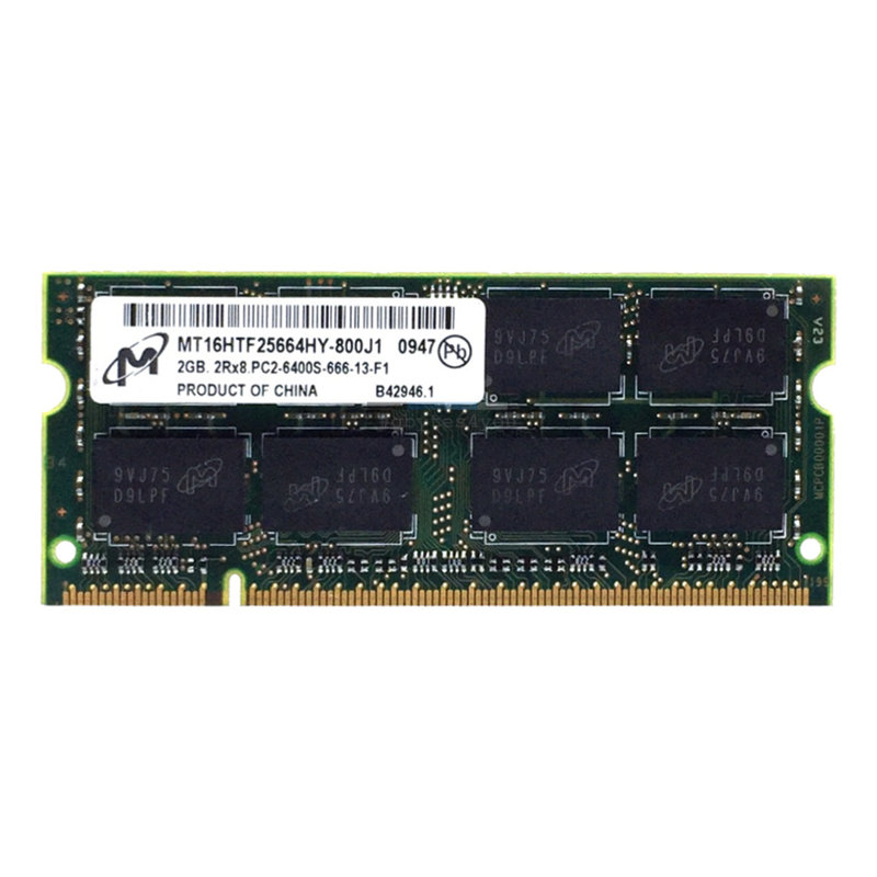 Micron 2GB RAM SO DIMM DDR2 PC2  6400S 200Pin 800Mhz